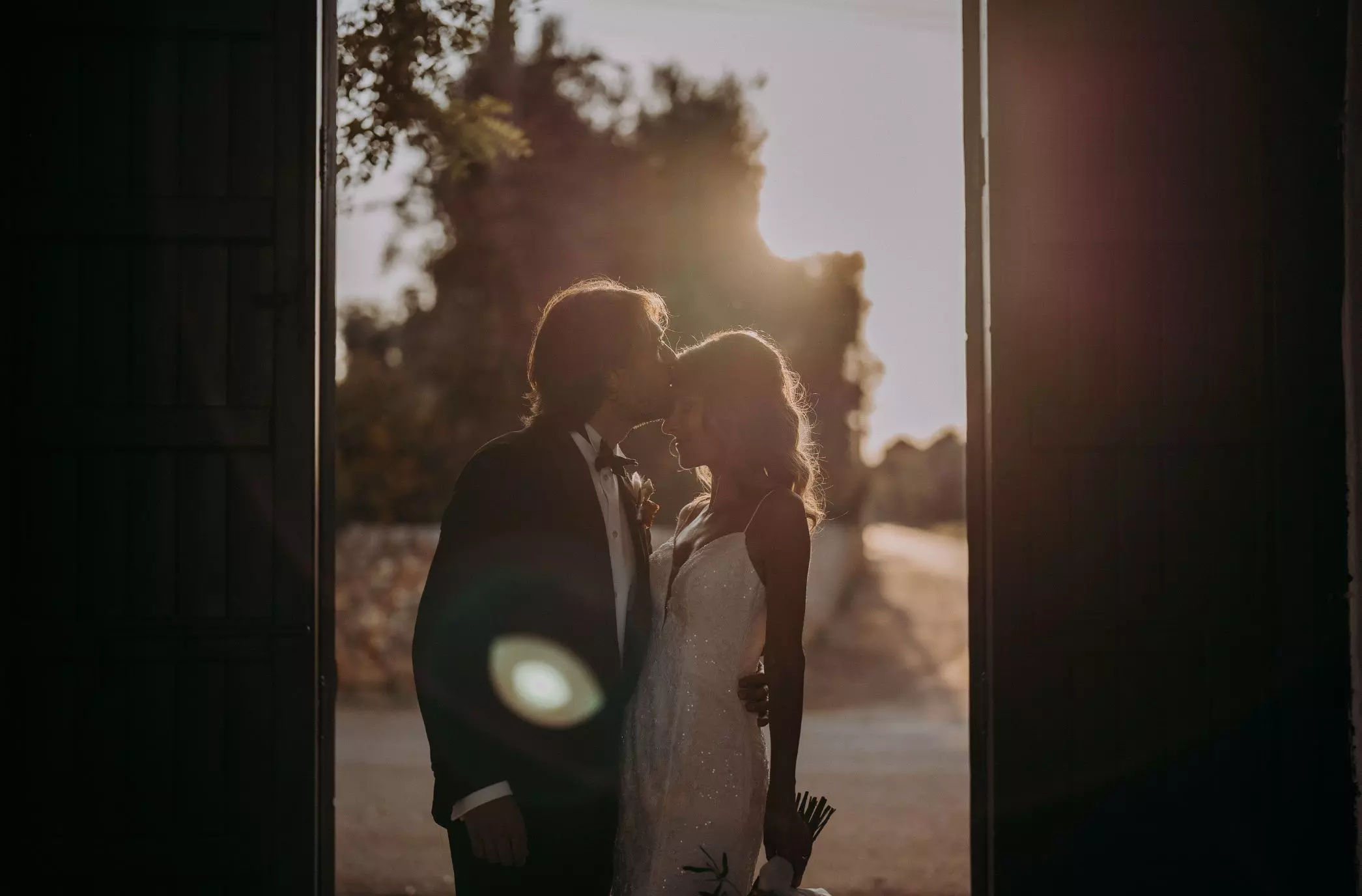 Arco Romantico a Cuore per Sposi